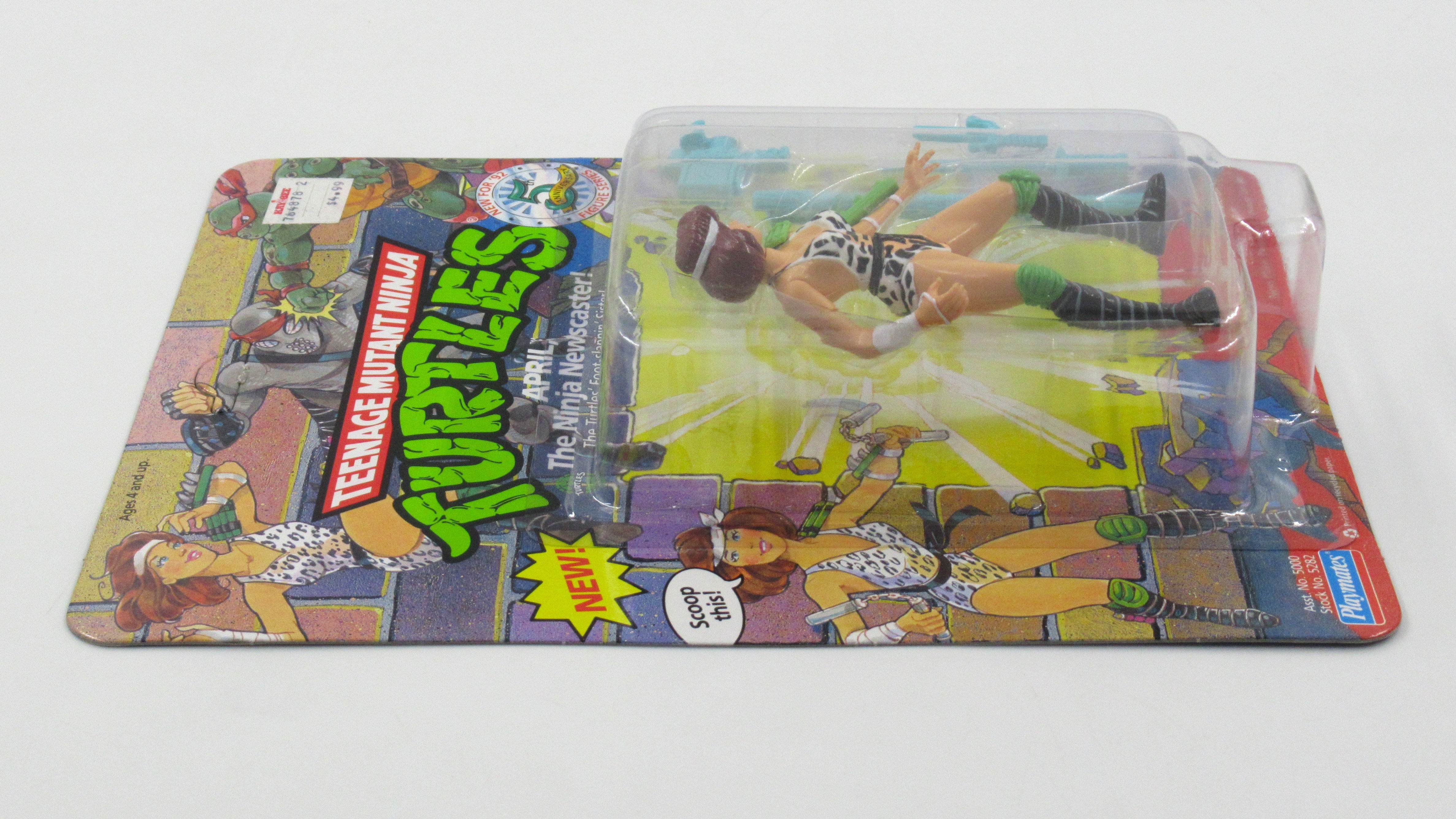 Teenage Mutant Ninja Turtles April O'Neil 5th Anniversary Set of 3 Figures TMNTs - Playmates (1992)